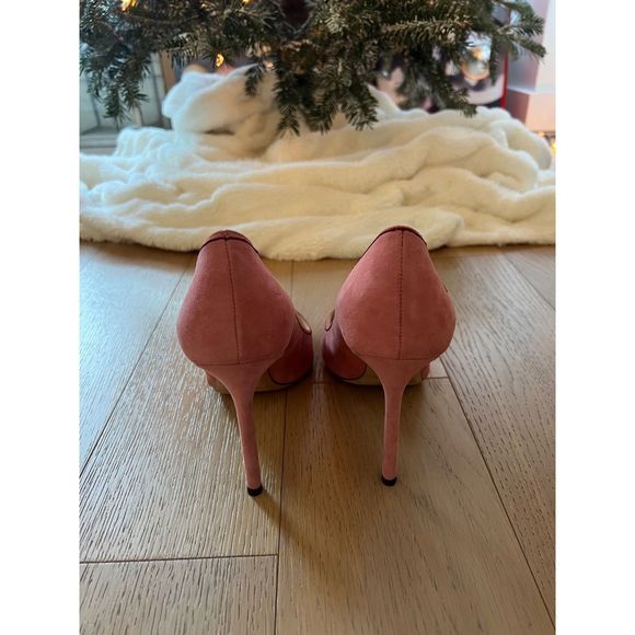JIMMY CHOO Romy 100 pink suede - Picture 4 of 7